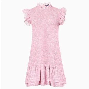 French Connection ELAO VERONA CREPE SMOCKED DRESS